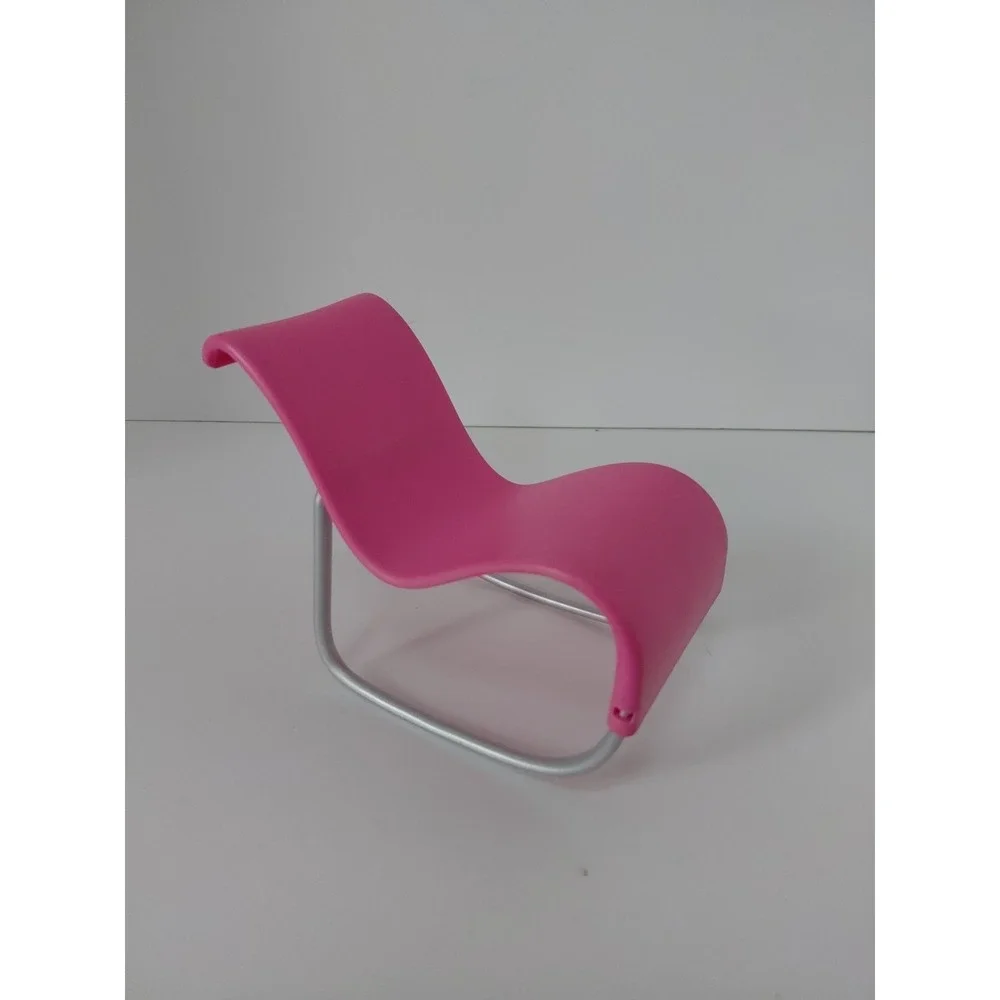2007 Barbie Doll‎ Hot Pink Rocking Lounge Chair Living Room Furniture Rare